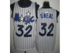 NBA Orlando Magic #32 Shaquille O'Neal white jerseys(Throwback Revolution 30)