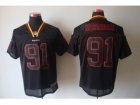 Nike NFL Washington Redskins #91 Ryan Kerrigan Lights Out Black Jerseys(Elite)