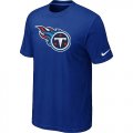 Nike Tennessee Titans Sideline Legend Authentic Logo T-Shirt Blue