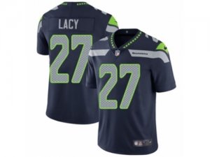 ens Nike Seattle Seahawks #27 Eddie Lacy Vapor Untouchable Limited Steel Blue Team Color NFL Jersey