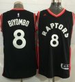 Toronto Raptors #8 Bismack Biyombo Black Stitched NBA Jersey
