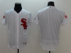 2016 MLB White Sox White Fashion Stars & Stripes Flexbase Jersey