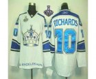 nhl jerseys los angeles kings #10 richards white-blue[2014 stanley cup]
