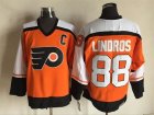 NHL Philadelphia Flyers #88 Eric Lindros Orange Throwback jerseys