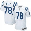 Men Nike Indianapolis Colts #78 Ryan Kelly White Men's Stitched NFL Elite Jersey