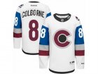 Mens Reebok Colorado Avalanche #8 Joe Colborne Authentic White 2016 Stadium Series NHL Jersey