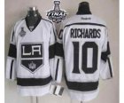 nhl jerseys los angeles kings #10 richards white-black[2014 stanley cup]