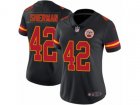 Women Nike Kansas City Chiefs #42 Anthony Sherman Limited Black Rush NFL Jersey