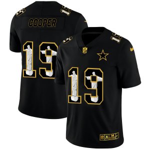 Nike Cowboys #19 Amari Cooper Black Jesus Faith Edition Limited Jersey