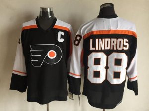 NHL Philadelphia Flyers #88 Eric Lindros black Throwback jerseys
