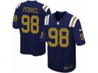 Mens Nike New York Jets #98 Mike Pennel Limited Navy Blue Alternate NFL Jersey