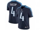 Nike Tennessee Titans #4 Ryan Succop Vapor Untouchable Limited Navy Blue Alternate NFL Jersey