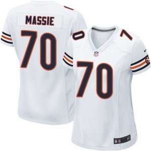 Womens Nike Chicago Bears #70 Bobby Massie Limited White NFL Jersey
