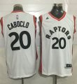 Toronto Raptors #20 Bruno Caboclo White Stitched NBA Jersey