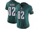 Women Nike Philadelphia Eagles #82 Mike Quick Vapor Untouchable Limited Midnight Green Team Color NFL Jersey