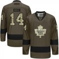 Toronto Maple Leafs #14 Dave Keon Green Salute to Service Stitched NHL Jersey