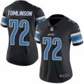 Women's Nike Detroit Lions #72 Laken Tomlinson Limited Black Rush NFL Jersey