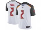 Nike Tampa Bay Buccaneers #2 Nick Folk White Vapor Untouchable Limited Player NFL Jersey
