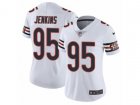 Women Nike Chicago Bears #95 John Jenkins Vapor Untouchable Limited White NFL Jersey