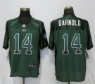 Nike Jets #14 Sam Darnold Green Drift Fashion Elite Jersey