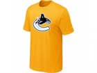 NHL Vancouver Canucks Yellow Big & Tall Logo T-Shirt