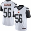 Mens Nike Cincinnati Bengals #56 Karlos Dansby Limited White Rush NFL Jersey