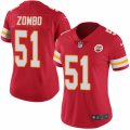 Women's Nike Kansas City Chiefs #51 Frank Zombo Limited Red Rush NFL Jersey