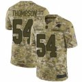 Mens Nike Carolina Panthers #54 Shaq Thompson Limited Camo 2018 Salute to Service NFL Jersey