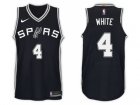 Nike NBA San Antonio Spurs #4 Derrick White Jersey 2017-18 New Season Black Jersey