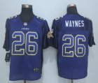 Nike Minnesota Vikings #26 Waynes purple jerseys(Drift Fashion Elite)