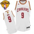 Men's Adidas Cleveland Cavaliers #9 Channing Frye Swingman White Home 2016 The Finals Patch NBA Jersey