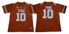 Texas Longhorns #10 Vince Young Brunt Orange Nike College Football Jersey