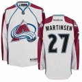 Mens Reebok Colorado Avalanche #27 Andreas Martinsen Authentic White Away NHL Jersey