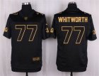 Nike Cincinnati Bengals #77 Andrew Whitworth Black Pro Line Gold Collection Jersey(Elite)