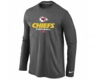 Nike Kansas City Chiefs Critical VictoryLong Sleeve T-Shirt D.Grey