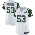 Women's Nike New York Jets #53 Mike Catapano Limited White NFL Jersey