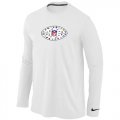Nike NFL 32 teams logo Collection Locker Room Long Sleeve T-Shirt White