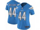 Women Nike Los Angeles Chargers #44 Andre Williams Vapor Untouchable Limited Electric Blue Alternate NFL Jersey