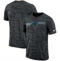 Carolina Panthers Nike Sideline Velocity Performance T-Shirt Heathered Black