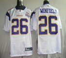 Minnesota Vikings #26 Winfield White[50th patch]