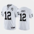 Nike Raiders #12 Zay Jones White 2020 Inaugural Season Vapor Untouchable Limited