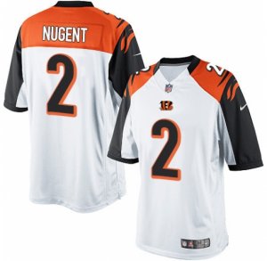 Men\'s Nike Cincinnati Bengals #2 Mike Nugent Limited White NFL Jersey