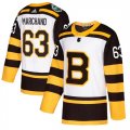 Bruins #63 Brad Marchand White 2019 Winter Classic Adidas Jersey