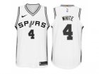 Nike NBA San Antonio Spurs #4 Derrick White Jersey 2017-18 New Season White Jersey