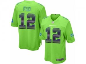 Mens Nike Seattle Seahawks 12th Fan Limited Green Strobe NFL Jersey