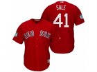 Mens Boston Red Sox #41 Chris Sale 2017 Spring Training Cool Base Stitched MLB Jersey