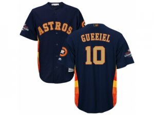 Youth Houston Astros #10 Youthuli Gurriel Navy 2018 Gold Program Cool Base Stitched Baseball Jersey