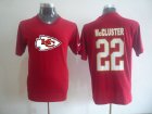 Kansas City Chiefs 22 Dexter McCluster Name & Number T-Shirt
