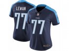 Women Nike Tennessee Titans #77 Taylor Lewan Vapor Untouchable Limited Navy Blue Alternate NFL Jersey
