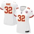 Women's Nike Kansas City Chiefs #32 Spencer Ware Limited White NFL Jersey